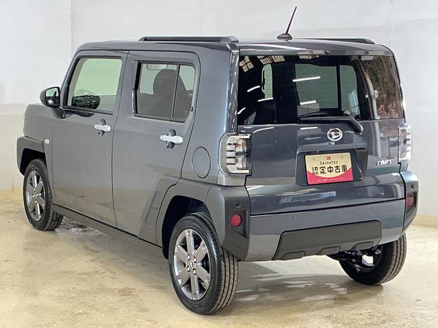 タフトGターボ 届出済み未使用車 バックカメラ クルコン USB届出済み未使用車 バックカメラ アダプティブクルーズコントロール 前後コーナーセンサー 前席シートヒーター スカイフィールトップ 電子パーキング オートマチックハイビーム オートブレーキホールド(京都府)の中古車