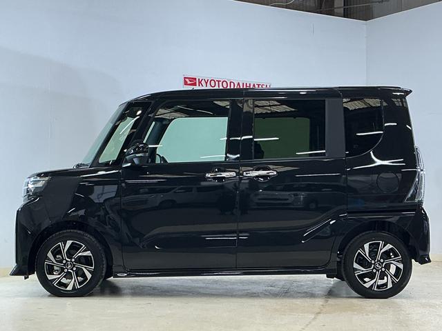 タントカスタムＸ　届出済み未使用車　パノラマモニター　両側電動届出済み未使用車　パノラマモニター　両側電動スライドドア　前席シートヒーター　前後コーナーセンサー　電子パーキング　オートブレーキホールド　オートマチックハイビーム　ＵＳＢチャージャー　スマアシ（京都府）の中古車