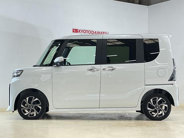 タントカスタムＸ　デモカー　パノラマモニター　両側電動スライドドアデモカー　パノラマモニター　両側電動スライドドア　前後コーナーセンサー　前席シートヒーター　電子パーキング　オートブレーキホールド　オートマチックハイビーム　１４インチ純正アルミホイール　ＵＳＢ（京都府）の中古車