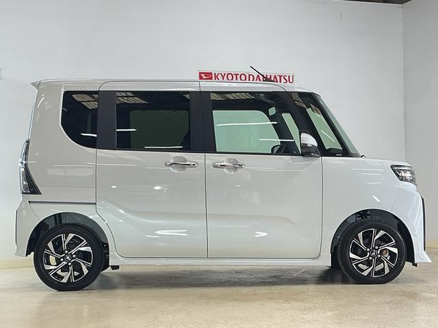 タントカスタムＸ　デモカー　パノラマモニター　両側電動スライドドアデモカー　パノラマモニター　両側電動スライドドア　前後コーナーセンサー　前席シートヒーター　電子パーキング　オートブレーキホールド　オートマチックハイビーム　１４インチ純正アルミホイール　ＵＳＢ（京都府）の中古車