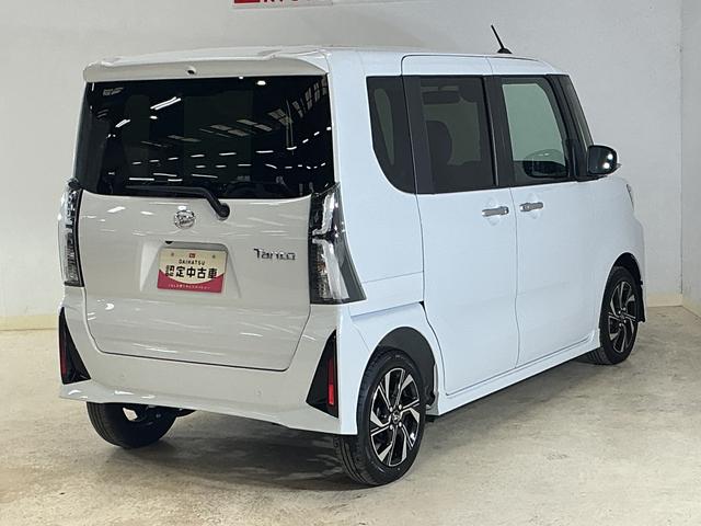 タントカスタムＸ　デモカー　パノラマモニター　両側電動スライドドアデモカー　パノラマモニター　両側電動スライドドア　前後コーナーセンサー　前席シートヒーター　電子パーキング　オートブレーキホールド　オートマチックハイビーム　１４インチ純正アルミホイール　ＵＳＢ（京都府）の中古車