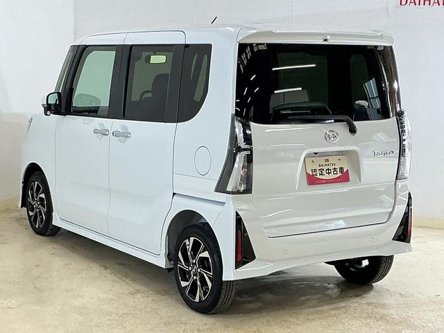 タントカスタムＸ　デモカー　パノラマモニター　両側電動スライドドアデモカー　パノラマモニター　両側電動スライドドア　前後コーナーセンサー　前席シートヒーター　電子パーキング　オートブレーキホールド　オートマチックハイビーム　１４インチ純正アルミホイール　ＵＳＢ（京都府）の中古車