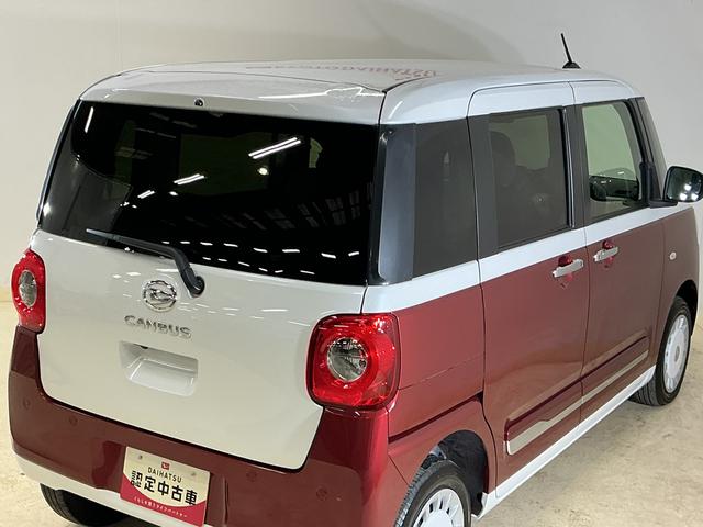 ムーヴキャンバスストライプスＧ　届出済み未使用車　４ＷＤ　バックカメラ届出済み未使用車　４ＷＤ　バックカメラ　両側電動スライドドア　前後コーナーセンサー　前席シートヒーター　電子パーキング　オートブレーキホールド　オートマチックハイビーム　ホッとカップホルダー　ＵＳＢ（京都府）の中古車