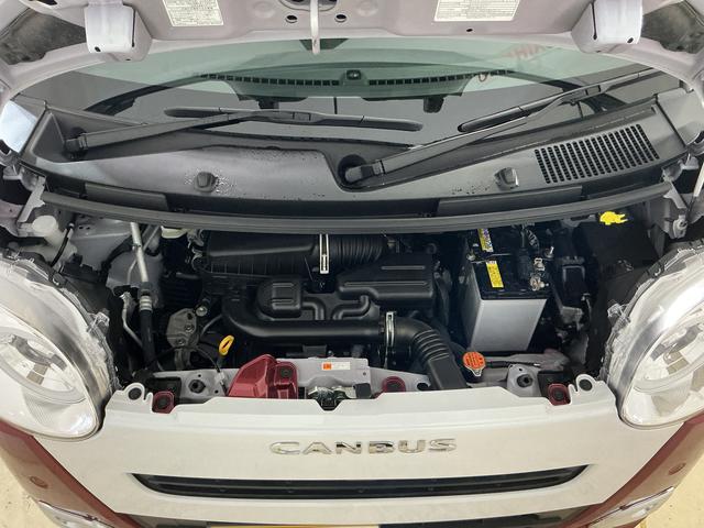 ムーヴキャンバスストライプスＧ　届出済み未使用車　４ＷＤ　バックカメラ届出済み未使用車　４ＷＤ　バックカメラ　両側電動スライドドア　前後コーナーセンサー　前席シートヒーター　電子パーキング　オートブレーキホールド　オートマチックハイビーム　ホッとカップホルダー　ＵＳＢ（京都府）の中古車