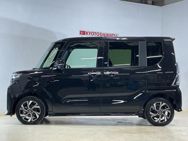 タントカスタムＸ　届出済み未使用車　パノラマモニター　両側電動届出済み未使用車　パノラマモニター　両側電動スライドドア　前後コーナーセンサー　前席シートヒーター　電子パーキング　オートマチックハイビーム　オートブレーキホールド　１４インチ純正アルミホイール（京都府）の中古車