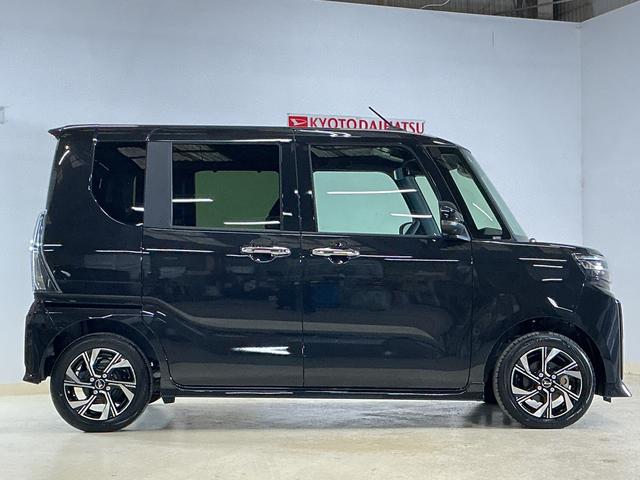 タントカスタムＸ　届出済み未使用車　パノラマモニター　両側電動届出済み未使用車　パノラマモニター　両側電動スライドドア　前後コーナーセンサー　前席シートヒーター　電子パーキング　オートマチックハイビーム　オートブレーキホールド　１４インチ純正アルミホイール（京都府）の中古車