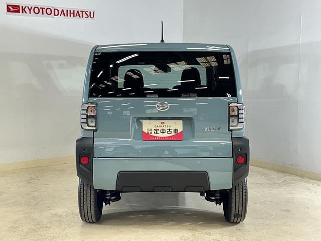 タフトＸターボ　届出済み未使用車　バックカメラ　コーナーセンサー届出済み未使用車　バックカメラ　前後コーナーセンサー　スカイフィールトップ　電子パーキング　オートマチックハイビーム　オートブレーキホールド　ＵＳＢ　ＬＥＤヘッドライト　オートライト　スマートキー（京都府）の中古車