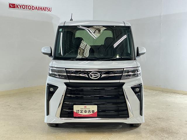 タントカスタムＸ　届出済み未使用車　バックカメラ　ＥＴＣ　両側電動届出済み未使用車　バックカメラ　ＥＴＣ　両側電動スライドドア　前後コーナーセンサー　前席シートヒーター　電子パーキング　オートマチックハイビーム　オートブレーキホールド　１４インチ純正アルミホイール（京都府）の中古車