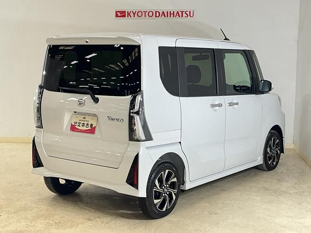 タントカスタムＸ　届出済み未使用車　バックカメラ　ＥＴＣ　両側電動届出済み未使用車　バックカメラ　ＥＴＣ　両側電動スライドドア　前後コーナーセンサー　前席シートヒーター　電子パーキング　オートマチックハイビーム　オートブレーキホールド　１４インチ純正アルミホイール（京都府）の中古車