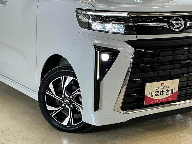 タントカスタムＸ　届出済み未使用車　バックカメラ　ＥＴＣ　両側電動届出済み未使用車　バックカメラ　ＥＴＣ　両側電動スライドドア　前後コーナーセンサー　前席シートヒーター　電子パーキング　オートマチックハイビーム　オートブレーキホールド　１４インチ純正アルミホイール（京都府）の中古車