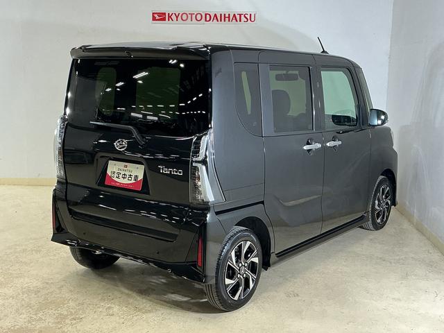タントカスタムX 届出済未使用車 ナビ パノラマモニター届出済未使用車 ナビ プッシュボタンエンジンスタート 両側リヤパワースライドドア スマートアシスト LEDヘッドライト シートヒーター パノラマモニター オートエアコン アルミホイール オートライト(京都府)の中古車