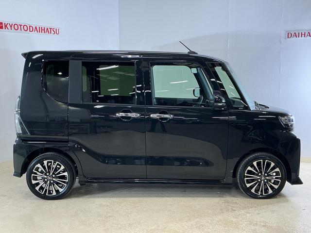 タントカスタムRS 届出済み未使用車 ターボ バックカメラ USB届出済み未使用車 ターボ バックカメラ 両側電動スライドドア 前後コーナーセンサー 前席シートヒーター 電子パーキング オートブレーキホールド オートマチックハイビーム 15インチ純正アルミホイール(京都府)の中古車