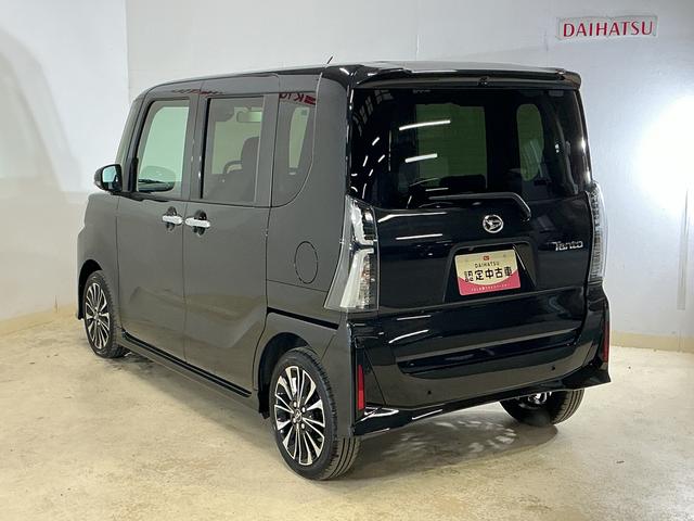 タントカスタムRS 届出済み未使用車 ターボ バックカメラ USB届出済み未使用車 ターボ バックカメラ 両側電動スライドドア 前後コーナーセンサー 前席シートヒーター 電子パーキング オートブレーキホールド オートマチックハイビーム 15インチ純正アルミホイール(京都府)の中古車