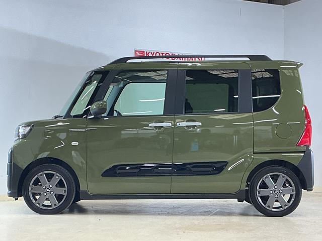 タントファンクロスターボ　ワンオーナー　バックカメラ　両側電動ワンオーナー　バックカメラ　両側電動スライドドア　前後コーナーセンサー　前席シートヒーター　電子パーキング　オートブレーキホールド　オートマチックハイビーム　１５インチ純正アルミホイール　ＵＳＢ（京都府）の中古車