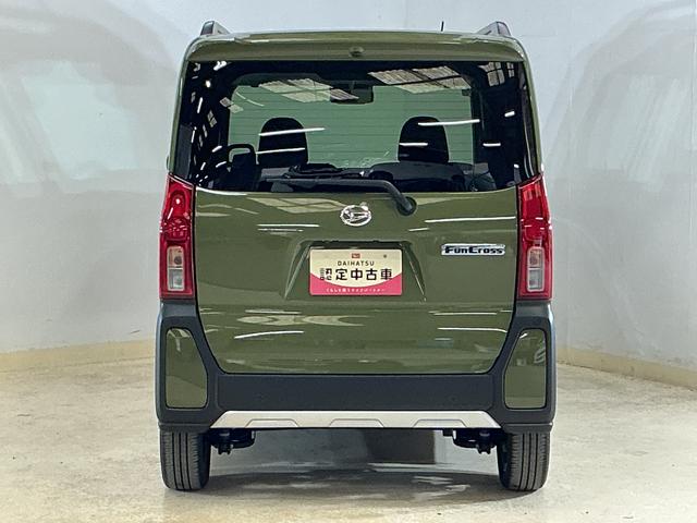 タントファンクロスターボ　ワンオーナー　バックカメラ　両側電動ワンオーナー　バックカメラ　両側電動スライドドア　前後コーナーセンサー　前席シートヒーター　電子パーキング　オートブレーキホールド　オートマチックハイビーム　１５インチ純正アルミホイール　ＵＳＢ（京都府）の中古車