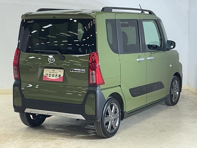 タントファンクロスターボ　ワンオーナー　バックカメラ　両側電動ワンオーナー　バックカメラ　両側電動スライドドア　前後コーナーセンサー　前席シートヒーター　電子パーキング　オートブレーキホールド　オートマチックハイビーム　１５インチ純正アルミホイール　ＵＳＢ（京都府）の中古車