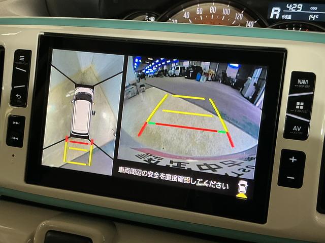 ムーヴキャンバスＧメイクアップリミテッド　ＳＡIII　ナビ　パノラマモニターワンオーナー　８インチナビ　パノラマモニター　ＥＴＣ　ドライブレコーダー　フルセグチューナー　ブルートゥース対応　プッシュボタンエンジンスタート　両側リヤパワースライドドア　ＬＥＤヘッドライト　ＡＢＳ（京都府）の中古車