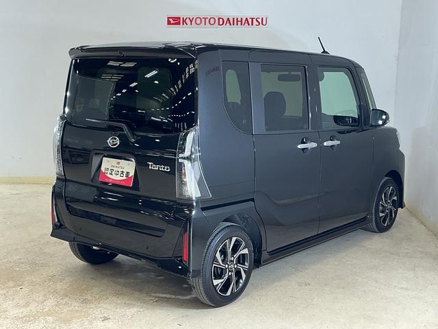 タントカスタムX デモカー パノラマモニター 両側電動スライドドアデモカー パノラマモニター 両側電動スライドドア 前後コーナーセンサー 前席シートヒーター 電子パーキング オートマチックハイビーム オートブレーキホールド 14インチ純正アルミホイール スマートキー(京都府)の中古車