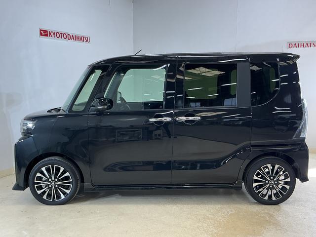 タントカスタムＲＳ　届出済み未使用車　ターボ　バックカメラ届出済み未使用車　ターボ　バックカメラ　両側電動スライドドア　前後コーナーセンサー　前席シートヒーター　電子パーキング　オートマチックハイビーム　オートブレーキホールド　１５インチ純正アルミホイール（京都府）の中古車