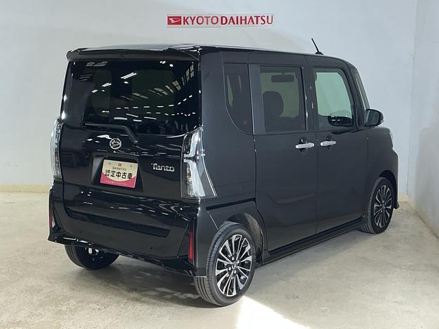 タントカスタムＲＳ　届出済み未使用車　ターボ　バックカメラ届出済み未使用車　ターボ　バックカメラ　両側電動スライドドア　前後コーナーセンサー　前席シートヒーター　電子パーキング　オートマチックハイビーム　オートブレーキホールド　１５インチ純正アルミホイール（京都府）の中古車