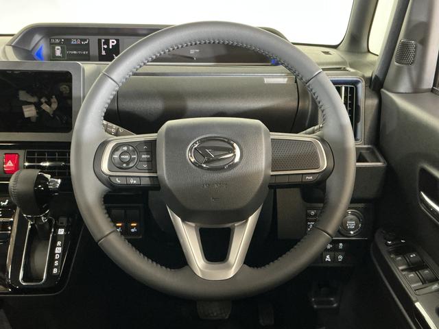 タントカスタムＲＳ　届出済み未使用車　ターボ　バックカメラ届出済み未使用車　ターボ　バックカメラ　両側電動スライドドア　前後コーナーセンサー　前席シートヒーター　電子パーキング　オートマチックハイビーム　オートブレーキホールド　１５インチ純正アルミホイール（京都府）の中古車