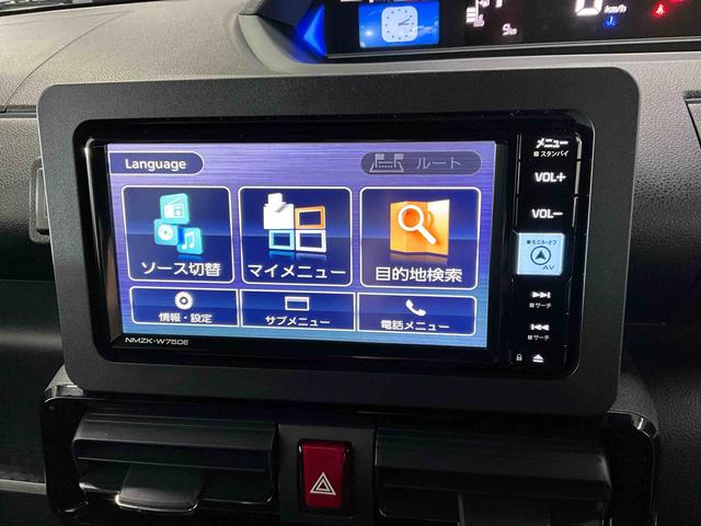 タントカスタムＸ　届出済未使用車　ナビ　バックカメラ　地デジ届出済未使用車　ナビ　フルセグチューナー　ブルートゥース対応　バックカメラ　スマートアシスト　プッシュボタンエンジンスタート　両側リヤパワースライドドア　コーナーセンサー　ＬＥＤヘッドライト　ＡＢＳ（京都府）の中古車