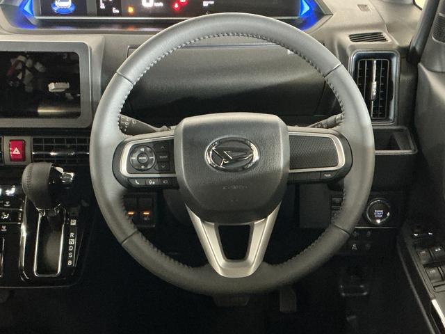 タントカスタムＲＳ　届出済み未使用車　ターボ　パノラマモニター届出済み未使用車　ターボ　パノラマモニター　両側電動スライドドア　前後コーナーセンサー　シートヒーター　電子パーキング　オートブレーキホールド　オートマチックハイビーム　１５インチ純正アルミホイール（京都府）の中古車