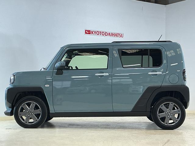 タフトＧターボ　届出済み未使用車　バックカメラ　クルコン　スマアシ届出済未使用車　バックカメラ　アダプティブクルーズコントロール　前後コーナーセンサー　シートヒーター　スカイフィールトップ　電子パーキング　オートブレーキホールド　オートマチックハイビーム　　スマアシ（京都府）の中古車