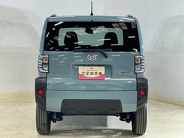 タフトＧターボ　届出済み未使用車　バックカメラ　クルコン　スマアシ届出済未使用車　バックカメラ　アダプティブクルーズコントロール　前後コーナーセンサー　シートヒーター　スカイフィールトップ　電子パーキング　オートブレーキホールド　オートマチックハイビーム　　スマアシ（京都府）の中古車