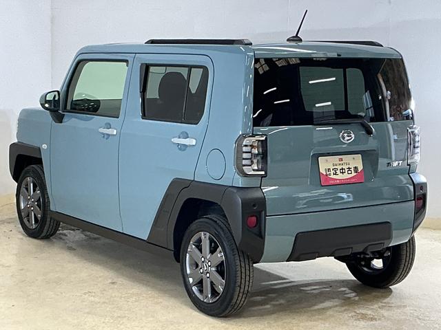 タフトＧターボ　届出済み未使用車　バックカメラ　クルコン　スマアシ届出済未使用車　バックカメラ　アダプティブクルーズコントロール　前後コーナーセンサー　シートヒーター　スカイフィールトップ　電子パーキング　オートブレーキホールド　オートマチックハイビーム　　スマアシ（京都府）の中古車