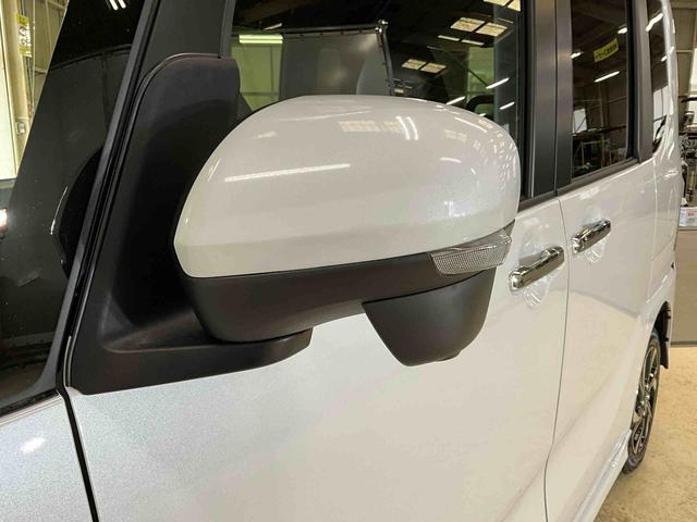 タントカスタムＸ　届出済未使用車ダイハツ認定中古車　予防安全機能スマートアシスト搭載　アイドリングストップ　オートライト　オートマチックハイビーム　電動格納ミラー　パノラマモニター　ＬＥＤヘッドライト　キーフリー　シートヒーター（京都府）の中古車