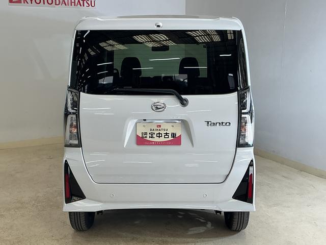 タントカスタムＸ　届出済み未使用車　バックカメラ　クルコン届出済み未使用車　バックカメラ　ＥＴＣ　アダプティブクルーズコントロール　前後コーナーセンサー　前席シートヒーター　電子パーキング　オートブレーキホールド　オートマチックハイビーム　スマートキー（京都府）の中古車