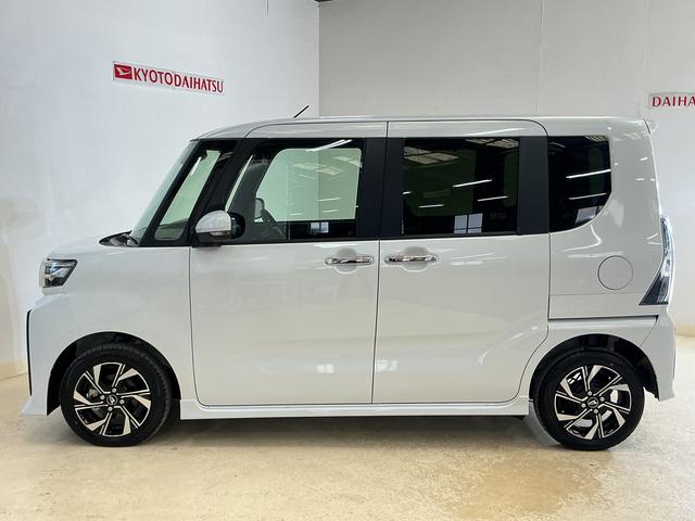 タントカスタムＸ　届出済み未使用車　バックカメラ　クルコン届出済み未使用車　バックカメラ　ＥＴＣ　アダプティブクルーズコントロール　前後コーナーセンサー　前席シートヒーター　電子パーキング　オートブレーキホールド　オートマチックハイビーム　スマートキー（京都府）の中古車