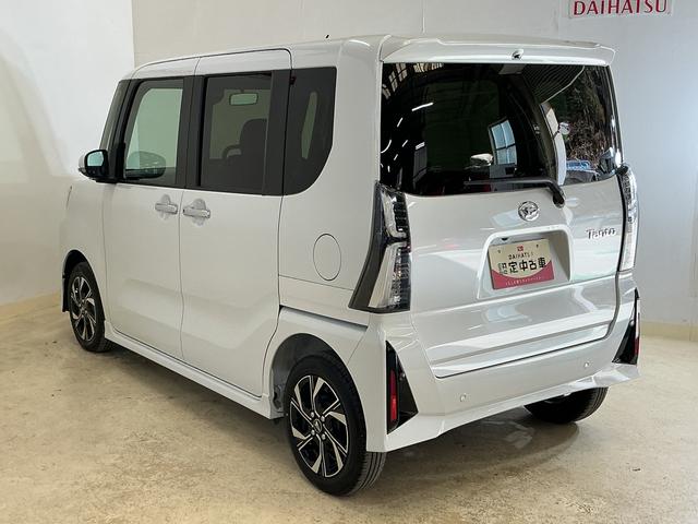タントカスタムＸ　届出済み未使用車　バックカメラ　クルコン届出済み未使用車　バックカメラ　ＥＴＣ　アダプティブクルーズコントロール　前後コーナーセンサー　前席シートヒーター　電子パーキング　オートブレーキホールド　オートマチックハイビーム　スマートキー（京都府）の中古車