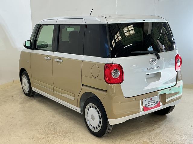 ムーヴキャンバスストライプスＧ　届出済み未使用車　ナビ　バックカメラ届出済み未使用車　ナビ　バックカメラ　両側電動スライドドア　前後コーナーセンサー　前席シートヒーター　電子パーキング　オートブレーキホールド　オートマチックハイビーム　ホットカップホルダー　ＵＳＢ接続（京都府）の中古車