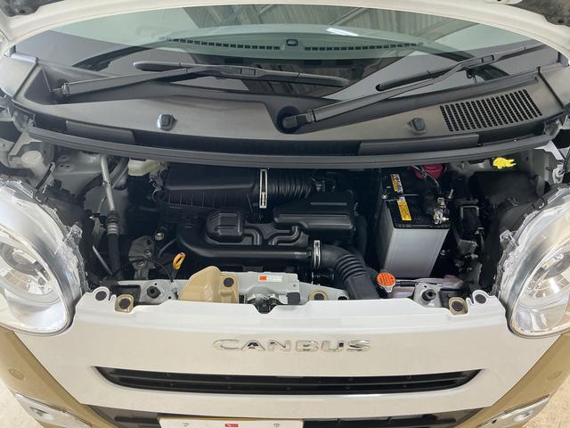 ムーヴキャンバスストライプスＧ　届出済み未使用車　ナビ　バックカメラ届出済み未使用車　ナビ　バックカメラ　両側電動スライドドア　前後コーナーセンサー　前席シートヒーター　電子パーキング　オートブレーキホールド　オートマチックハイビーム　ホットカップホルダー　ＵＳＢ接続（京都府）の中古車