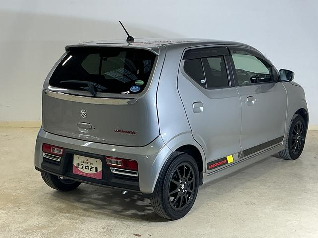アルトワークスベースグレード　１オーナー　ターボ　５速ＭＴ　ＣＤオーディオワンオーナー　ターボ　５速ＭＴ車　ＣＤオーディオ　ＲＥＣＡＲＯシート　１５インチ純正アルミホイール　スマートキー　プッシュスタート　ＬＥＤヘッドライト　フォグライト　電格ミラースペアキー　ドアバイザー（京都府）の中古車