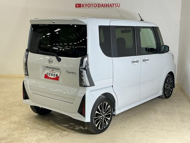タントカスタムRS 届出済み未使用車 ターボ バックカメラ ETC届出済み未使用車 ターボ バックカメラ ETC 両側電動スライドドア アダプティブクルーズコントロール 前後コーナーセンサー 前席シートヒーター 電子パーキング オートマチックハイビーム USB接続(京都府)の中古車
