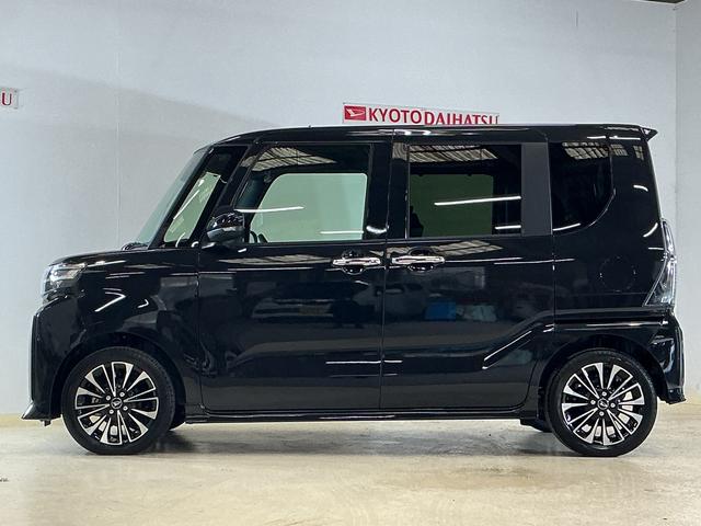 タントカスタムRS 届出済み未使用車 ターボ バックカメラ届出済み未使用車 ターボ バックカメラ 両側電動スライドドア 前後コーナーセンサー 前席シートヒーター 電子パーキング オートブレーキホールド オートマチックハイビーム 15インチ純正アルミホイール(京都府)の中古車