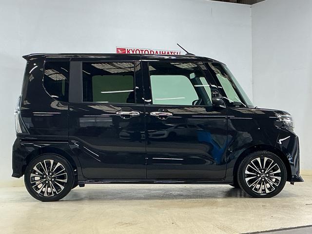 タントカスタムRS 届出済み未使用車 ターボ バックカメラ届出済み未使用車 ターボ バックカメラ 両側電動スライドドア 前後コーナーセンサー 前席シートヒーター 電子パーキング オートブレーキホールド オートマチックハイビーム 15インチ純正アルミホイール(京都府)の中古車