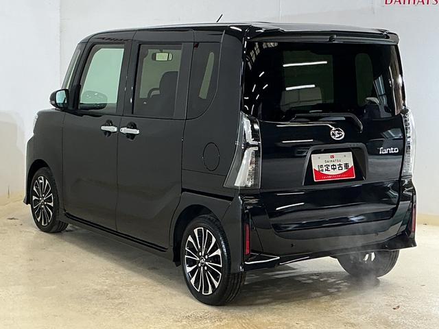 タントカスタムRS 届出済み未使用車 ターボ バックカメラ届出済み未使用車 ターボ バックカメラ 両側電動スライドドア 前後コーナーセンサー 前席シートヒーター 電子パーキング オートブレーキホールド オートマチックハイビーム 15インチ純正アルミホイール(京都府)の中古車