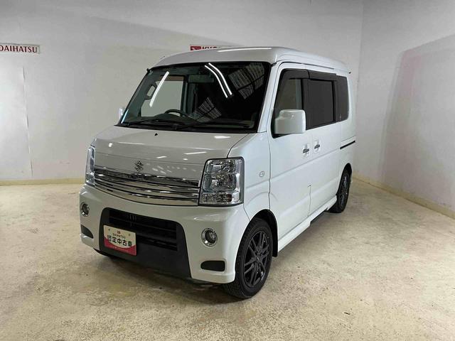 エブリイワゴンＰＺターボスペシャルターボ　社外ナビゲーション　Ｂｌｕｅｔｏｏｔｈ機能　ＥＴＣ　ドライブレコーダー　両側電動スライドドア　助手席側オートステップ　社外アルミホイール　ＨＩＤヘッドライト　フォグランプ　カーペットマット（京都府）の中古車