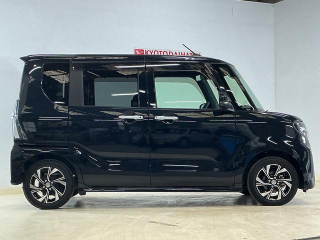 タントカスタムＸ　９インチナビ　パノラマモニター　フルセグチューナ９インチナビ　パノラマモニター　フルセグチューナー　ブルートゥース対応　プッシュボタンエンジンスタート　両側リヤパワースライドドア　ＬＥＤヘッドライト　コーナーセンサー　オートライト　オートエアコン（京都府）の中古車