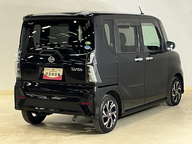 タントカスタムＸ　９インチナビ　パノラマモニター　フルセグチューナ９インチナビ　パノラマモニター　フルセグチューナー　ブルートゥース対応　プッシュボタンエンジンスタート　両側リヤパワースライドドア　ＬＥＤヘッドライト　コーナーセンサー　オートライト　オートエアコン（京都府）の中古車