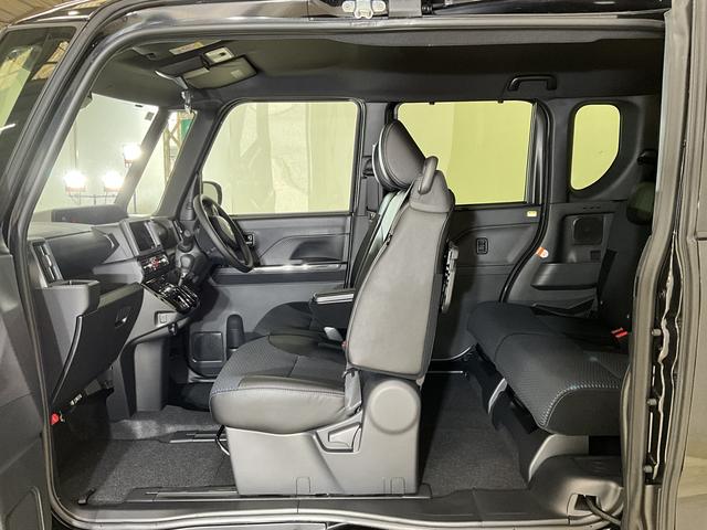 タントカスタムＸ　届出済未使用車　パノラマモニター届出済未使用車　スマートアシスト　パノラマモニター　プッシュボタンエンジンスタート　両側リヤパワースライドドア　ＬＥＤヘッドライト　オートエアコン　オートライト　コーナーセンサー　シートヒーター（京都府）の中古車