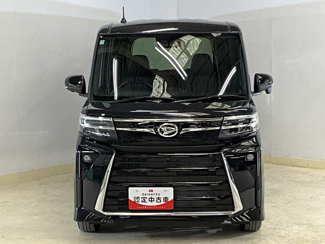 タントカスタムＸ　届出済未使用車　パノラマモニター届出済未使用車　スマートアシスト　パノラマモニター　プッシュボタンエンジンスタート　両側リヤパワースライドドア　ＬＥＤヘッドライト　オートエアコン　オートライト　コーナーセンサー　シートヒーター（京都府）の中古車