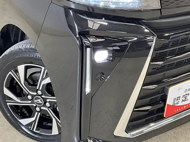 タントカスタムＸ　届出済未使用車　パノラマモニター届出済未使用車　スマートアシスト　パノラマモニター　プッシュボタンエンジンスタート　両側リヤパワースライドドア　ＬＥＤヘッドライト　オートエアコン　オートライト　コーナーセンサー　シートヒーター（京都府）の中古車