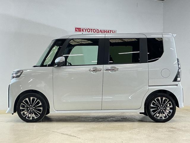 タントカスタムＲＳ　ワンオーナー　ターボ　ディスプレイオーディオワンオーナー　ターボ　ディスプレイオーディオ　バックカメラ　ＥＴＣ　両側電動スライドドア　アダプティブクルーズコントロール　コーナーセンサー　シートヒーター　電子パーキング　オートマチックハイビーム（京都府）の中古車