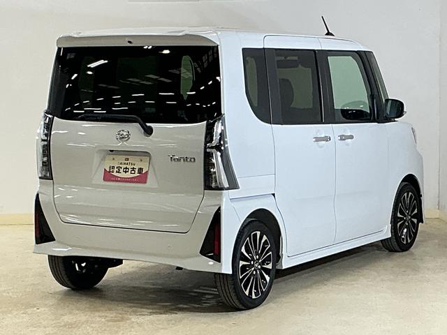タントカスタムＲＳリミテッド　ターボ　９型ディスプレイオーディオ９インチディスプレイオーディオ　バックカメラ　フルセグチューナー　ブルートゥース対応　スマートアシスト　プッシュボタンエンジンスタート　両側リヤパワースライドドア　ターボ　クルーズコントロール　ＡＢＳ（京都府）の中古車