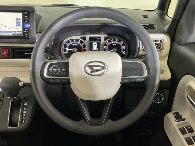 ムーヴキャンバスストライプスG ワンオーナー ナビ 全方位カメラ ドラレコワンオーナー ナビ パノラマモニター ドライブレコーダー 両側電動スライドドア 前後コーナーセンサー シートヒーター 電子パーキング オートマチックハイビーム ホットカップホルダー Bluetooth(京都府)の中古車